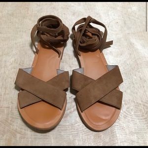 Hinge Lace Up Sandals